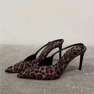 Zara Leopard Print Heels